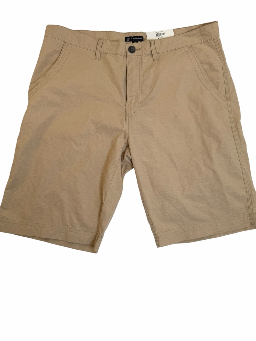 INC International Concepts Tan Flat Front Men's Shorts
